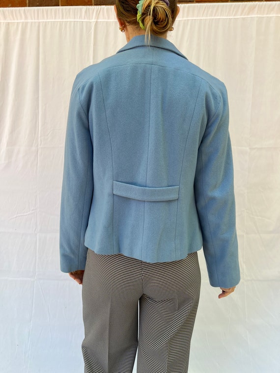 Baby blue zip up jacket - image 5