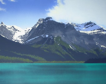 Capture the Beauty: Limited Edition Giclee and Paper Prints of Emerald Lake, Yoho National Park, British Columbia, Canada