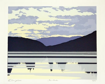 The Early Years // Limited Edition Silkscreen // 1 Print // Hand Printed // 58/85 // Fox Lake, Yukon, Canada