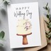 Printable Wedding Card / Happy Wedding Day / Instant Download / 5x7 ...