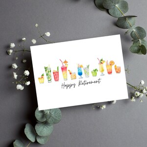 Printable Retirement Card / Happy Retirement / Instant Download / 5x7 Digital Greeting Card / Retirement PDF