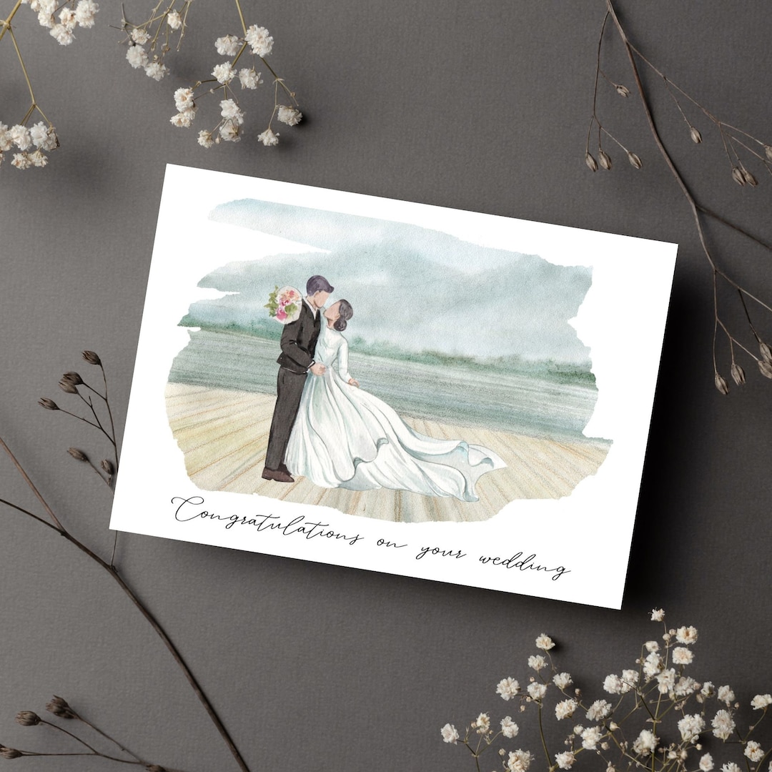 Printable Bridal Shower / Wedding Card / Congratulations on Your ...
