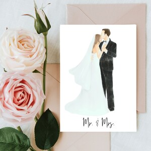 Druckbare Hochzeitskarte / Brautparty Karte / Mr. und Mrs. / Sofort Download / 5x7 Digitale Grußkarte / Bridal Shower PDF / Hochzeit PDF