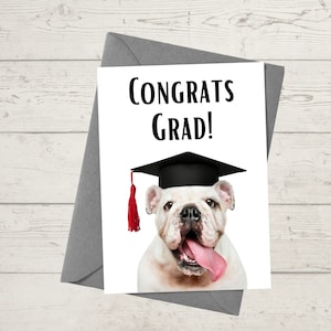 Printable Congrats Grad Card / Instant Download / 5x7 Digital Greeting Card / Congratulations PDF / Graduation PDF