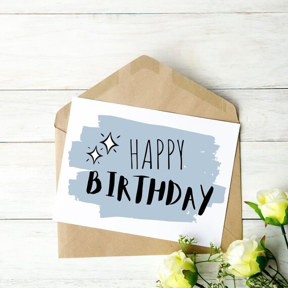 Printable Birthday Card / Instant Download / 5x7 Printable | Etsy