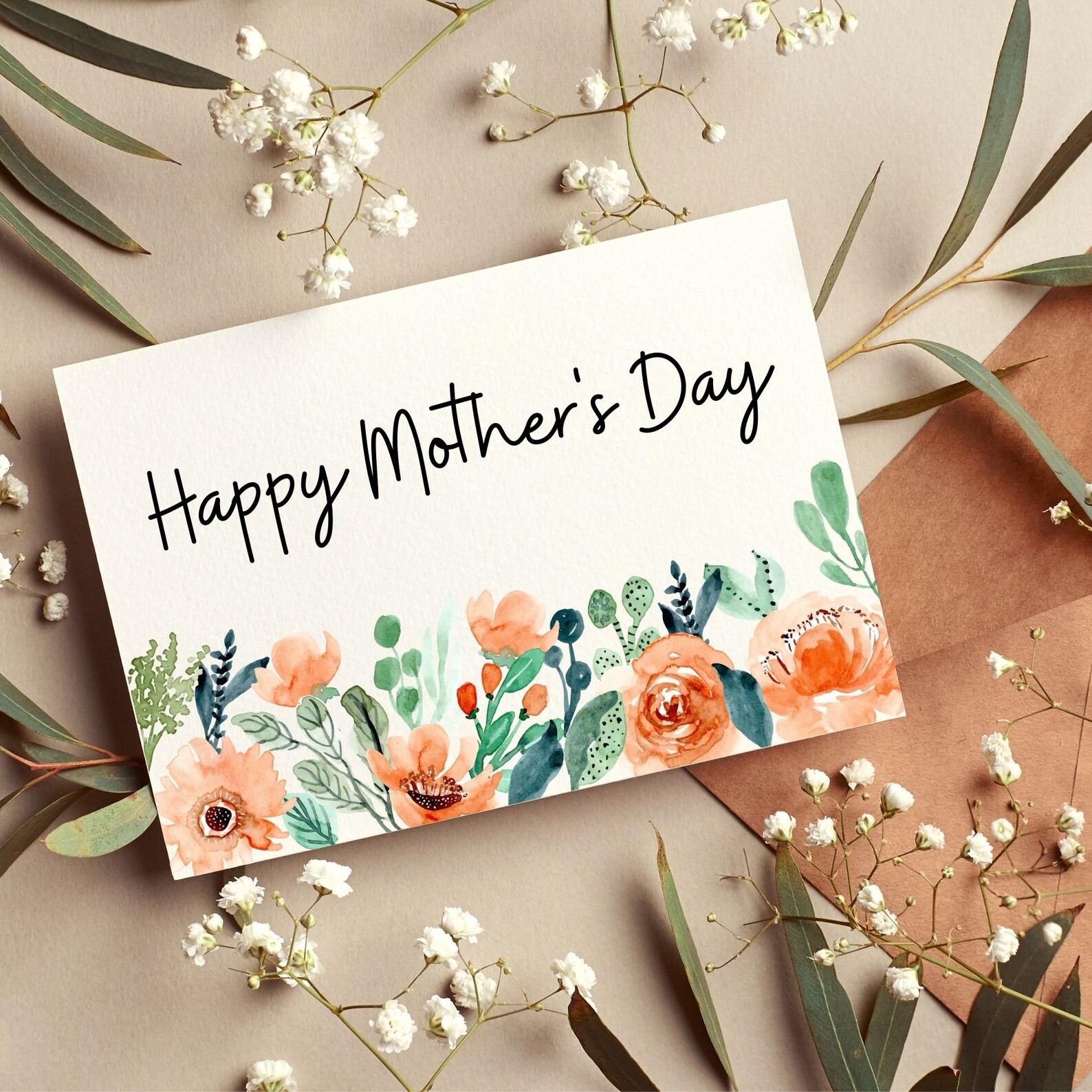 Printable Mother's Day Card / Instant Download / 5x7 Printable Greeting ...