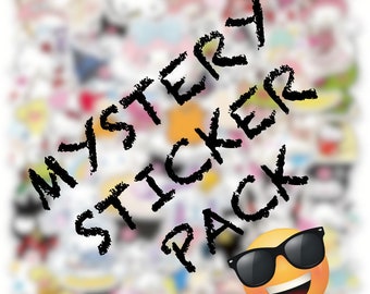 Mystery sticker pack