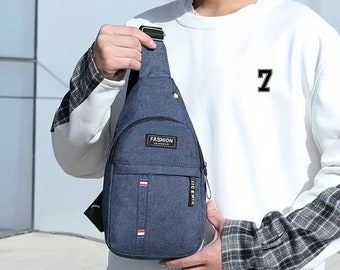 Men's Multifunctional Single Shoulder Bag, Crossbody Sling Bag, Chest Bag, Travel Backpack, Shoulder Bags.
