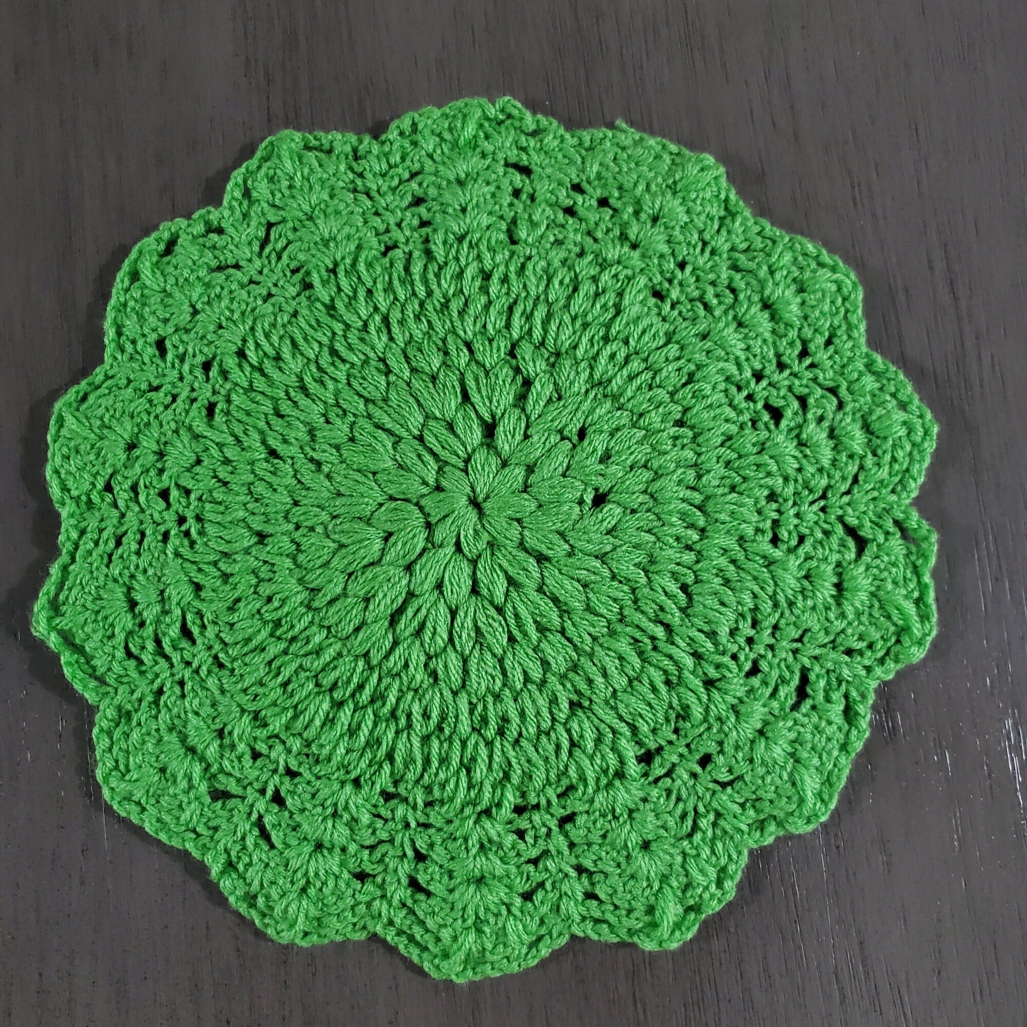 Crochet Table Mats Crochet Placemats Crochet Round Etsy