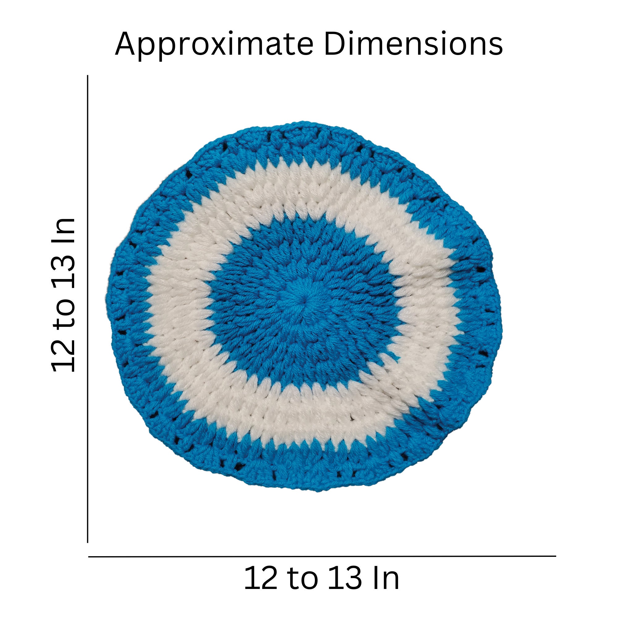 Crochet Table Mats, Crochet Placemats, Crochet Round Placemats