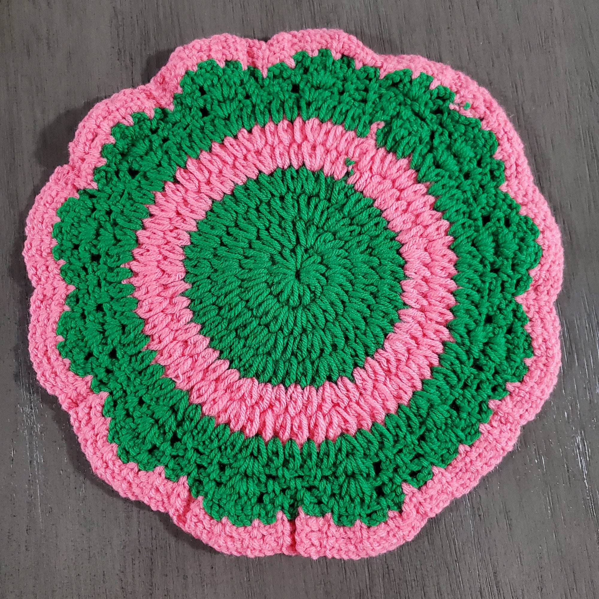 Crochet Table Mats Crochet Placemats Crochet Round Etsy