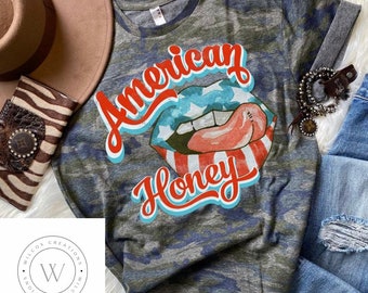 Amerikanisches Honig T-Shirt