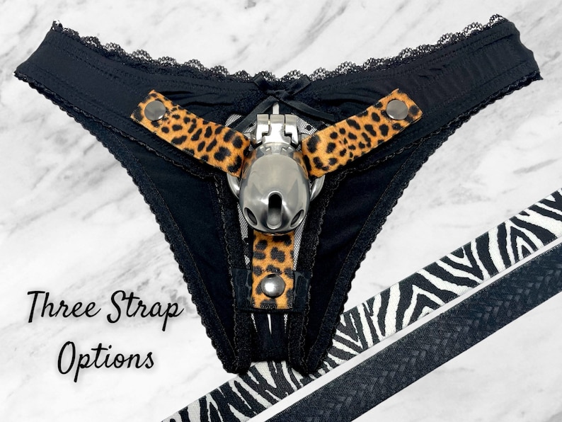 Sissy Lingerie Panties Chastity Cage Holder Antifalling Etsy