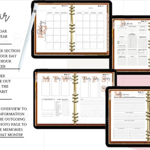 Black Girl Digital Planner Goodnotes Planner Odaterad Digital planerare Xodo Planner Notability-mall Noteshelf Journal Black Girl Magic. bild 4
