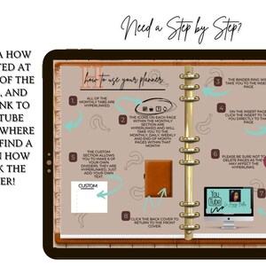 Black Girl Digital Planner Goodnotes Planner Odaterad Digital planerare Xodo Planner Notability-mall Noteshelf Journal Black Girl Magic. bild 8