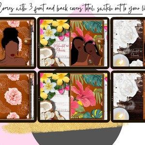 Black Girl Digital Planner Goodnotes Planner Odaterad Digital planerare Xodo Planner Notability-mall Noteshelf Journal Black Girl Magic. bild 2