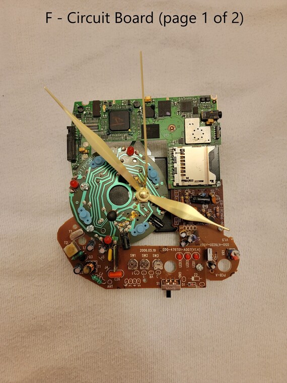 Circuit Board Clocks Etsy