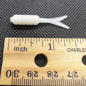 Split Tail Grub 1.5&quot;, sold 10 per package.