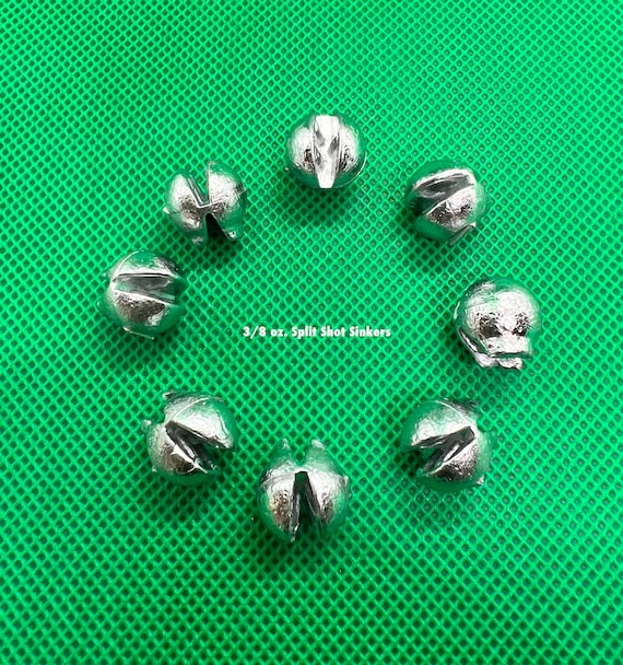 Split Shot Sinkers, Assorted Weights, Qty Varies by Weight