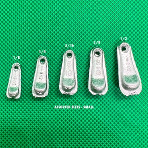 Walking Sinkers, assorted sizes, Qty 5