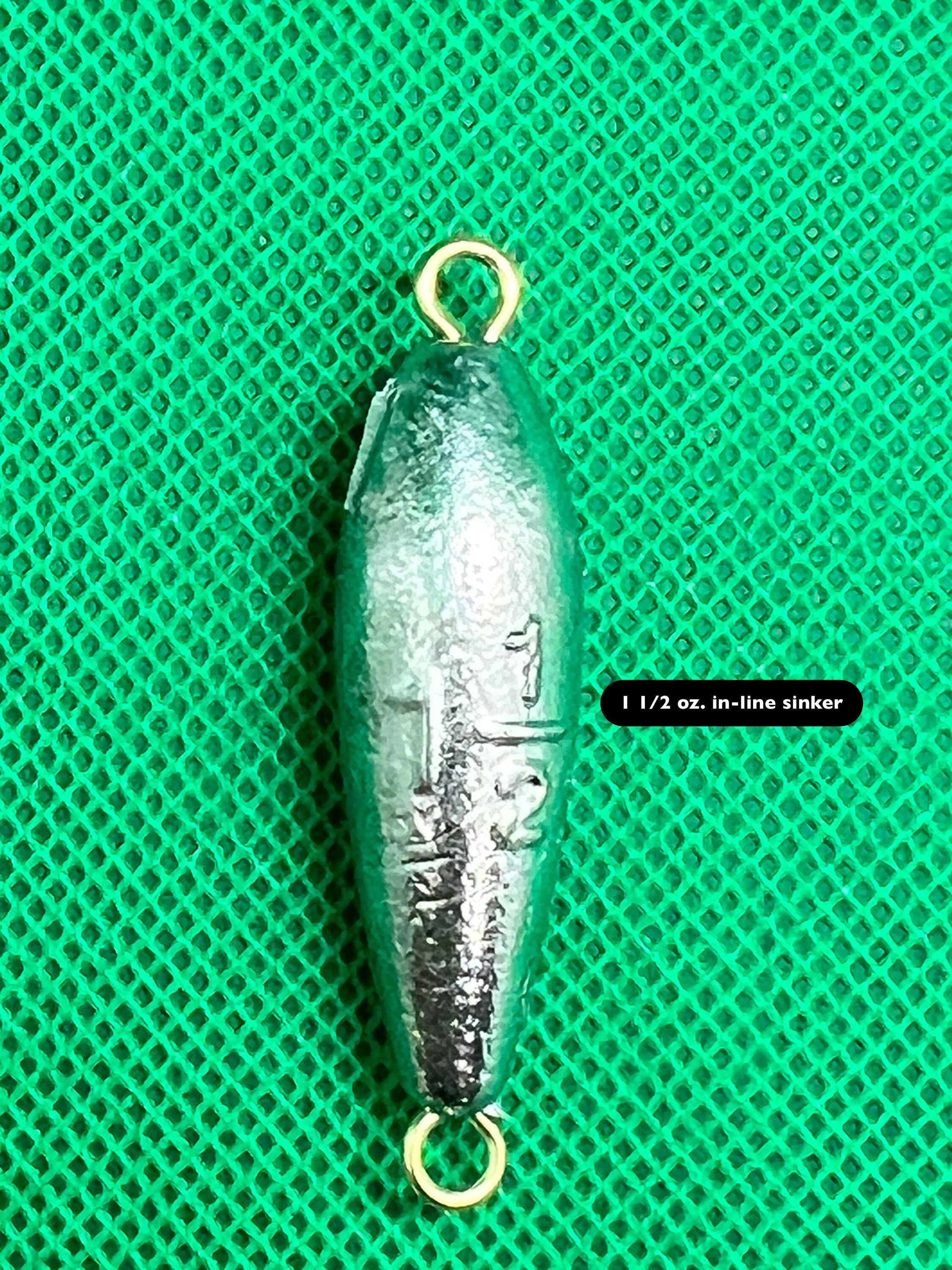 30 Plombs Pêche Drop Shot / Bottom Bouncer - 1/4, 3/8, 1/2 Oz - 10 Chaque - Neufs