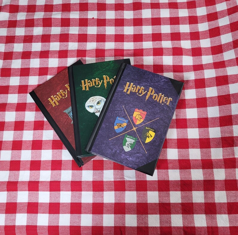Harry Potter Journal Books New Unused Harry Potter House Seals Owl Book
