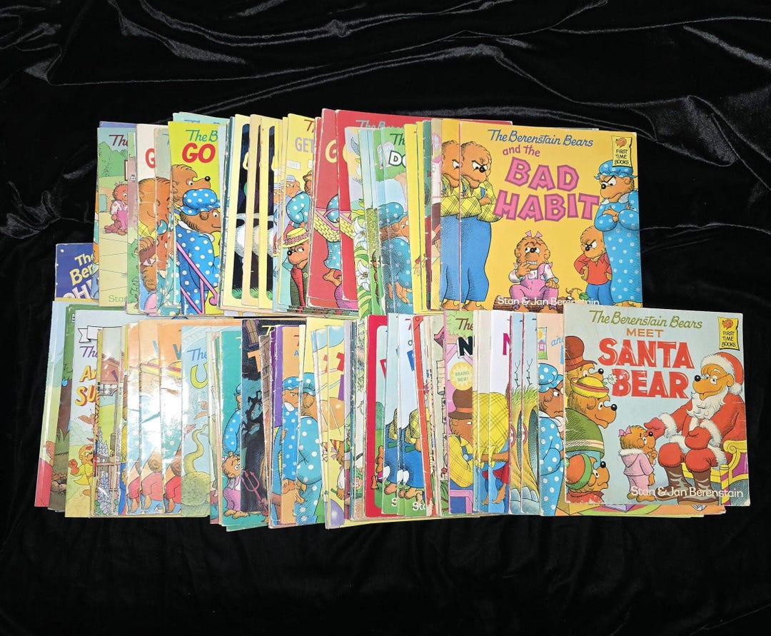 Berenstain Bears Books: 80s-90s Kids' Stories Paperback, Vintage ...