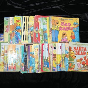 Berenstain Bears Books: 80s-90s Kids' Stories Paperback, Vintage + Newer 2000s Paperbacks