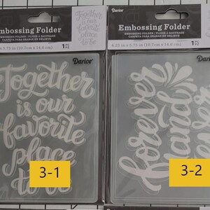 Darice Border Embossing Folders, Darice Embossing Folders NIP, Cardmaking, Scrapbooking, Crafting, Paper Crafts, Group 2, 3, 4, & 7 3.1 Together