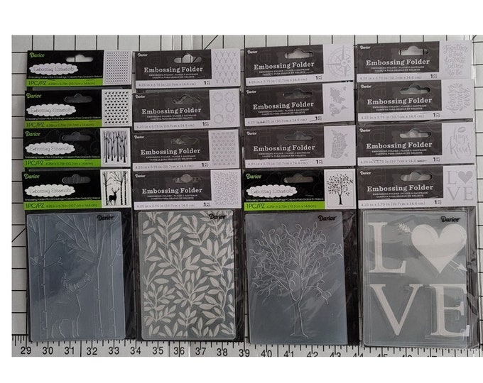 Stampin Up Retired Embossing Folders Brand New Etsy