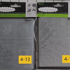Darice Border Embossing Folders, Darice Embossing Folders NIP, Cardmaking, Scrapbooking, Crafting, Paper Crafts, Group 2, 3, 4, & 7 4.14 Gem Swirl