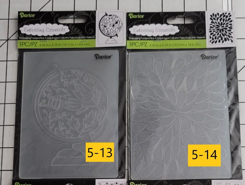 Border Embossing Folders, Choice of One Package, Darice Embossing