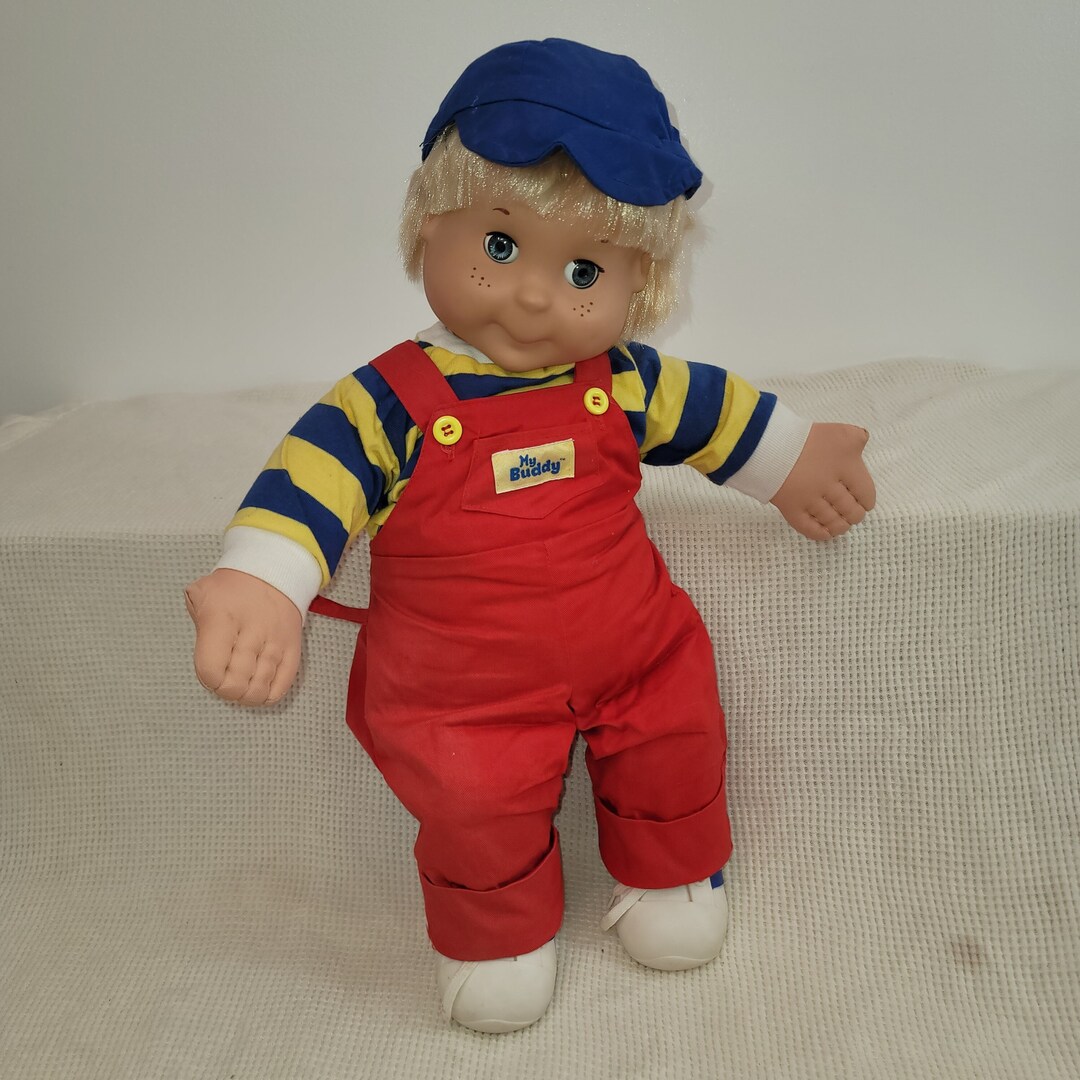 Vintage My Buddy Doll Hasbro Blonde, Blueeyed Boy 22 Inch Doll Late