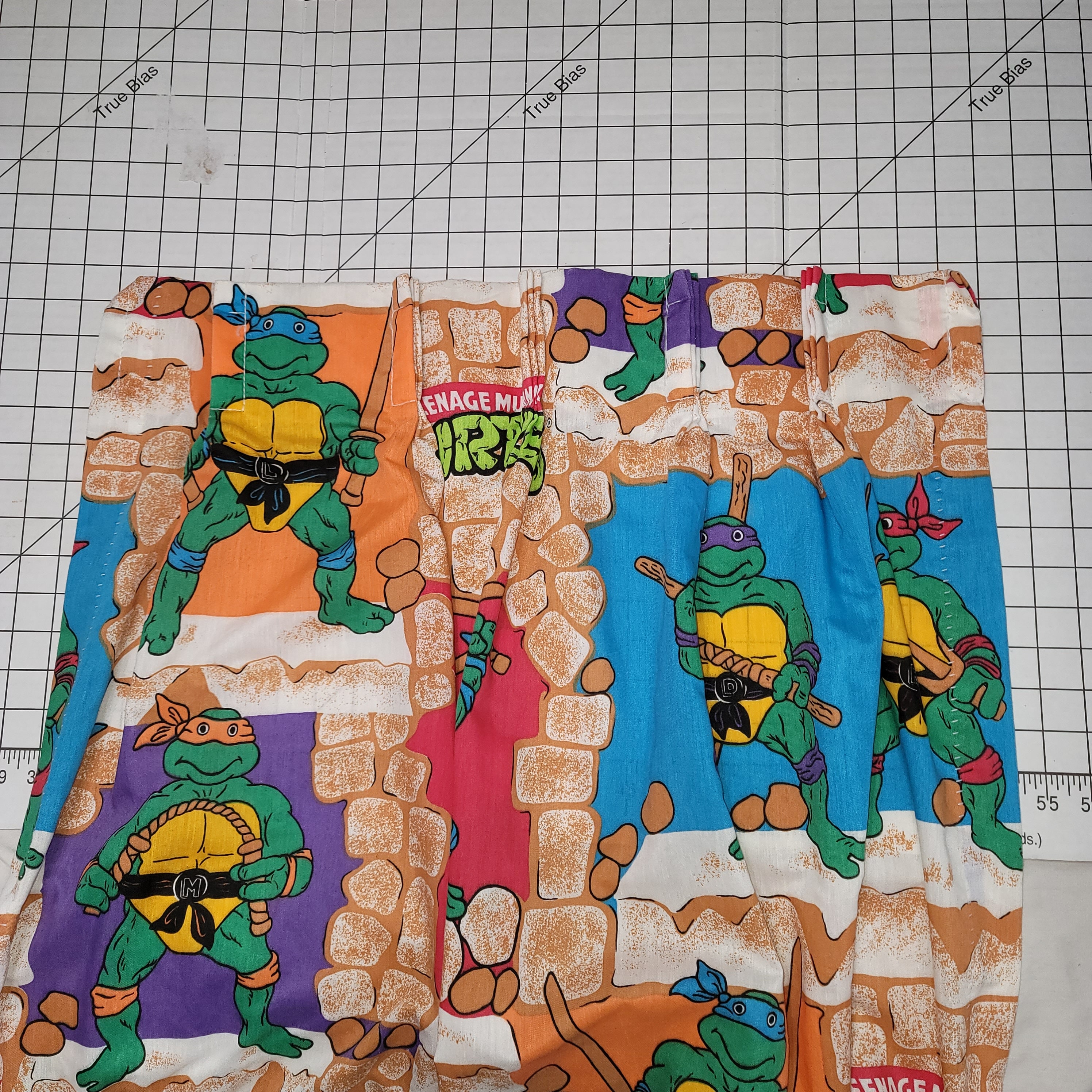TMNT Curtain Panels: Teenage Mutant Ninja Turtles Decor, Vintage