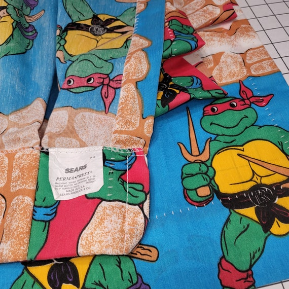 TMNT Curtain Panels: Teenage Mutant Ninja Turtles Decor, Vintage