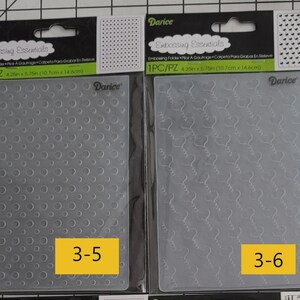 Darice Border Embossing Folders, Darice Embossing Folders NIP, Cardmaking, Scrapbooking, Crafting, Paper Crafts, Group 2, 3, 4, & 7 3.5 Multi Sized Dots