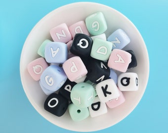 Alphabet Silicone Beads , Letter Silicone Beads, Silicone Beads, Bulk Silicone Beads, Silicone Letter Bead Wholesale