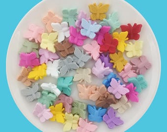 Butterfly Silicone Beads,For Jewelry Making Jewelery Beads Charms