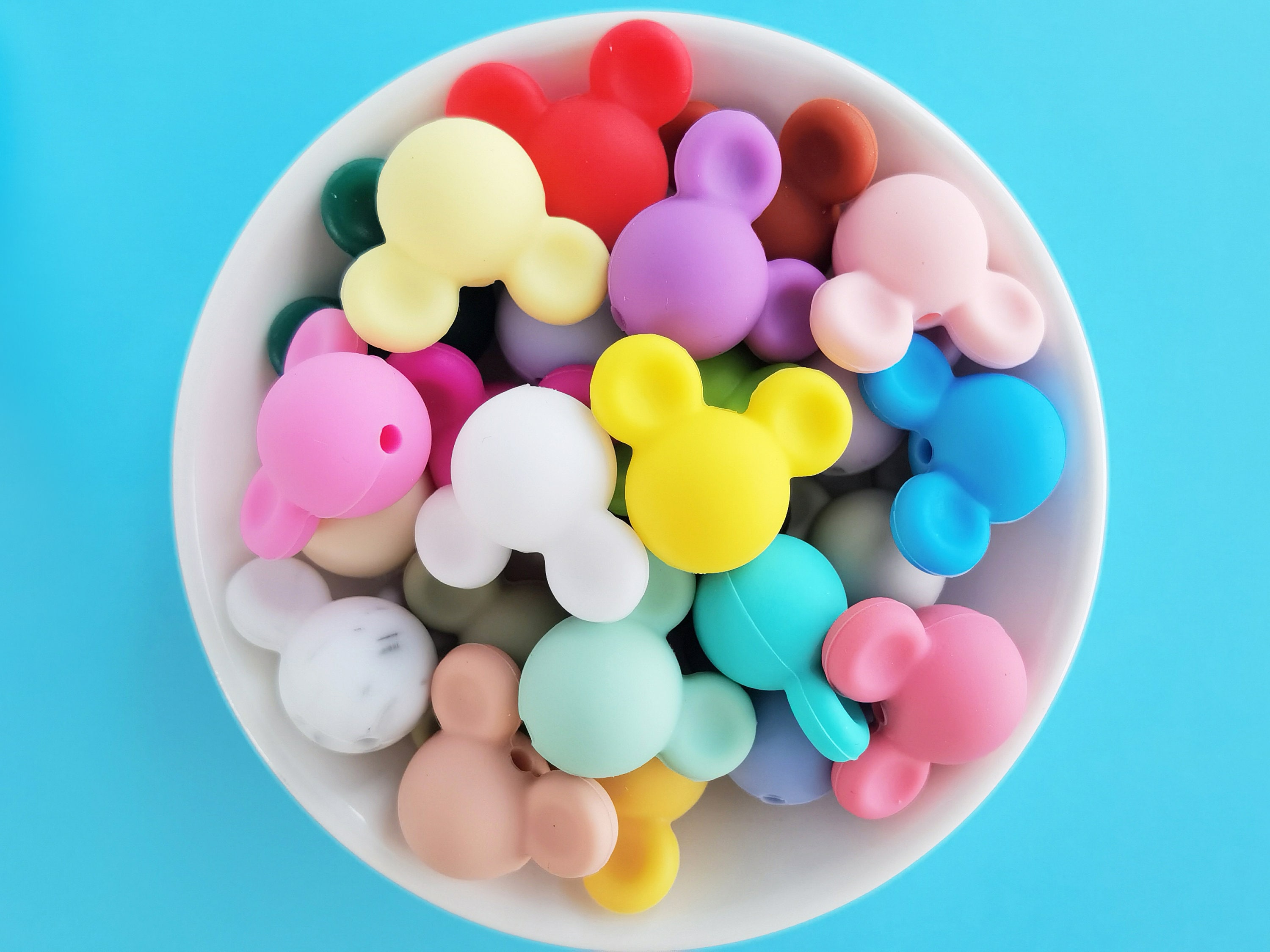 Mouse Silicone Focal Beads , Silicone Beads, Bulk Silicone Beads, Silicone Bead Wholesale