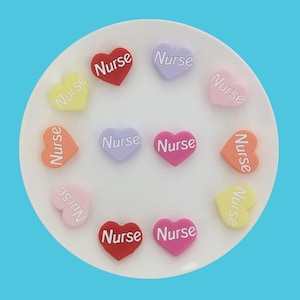 Nurse Heart Focal Beads,Nursing life Silicone Beads, Bulk Silicone Beads ,DIY Nurse Gift