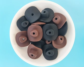 Cowboy Hats Silicone Beads, Silicone Beads, Bulk Silicone Beads, Silicone Bead Wholesale, BPA Free