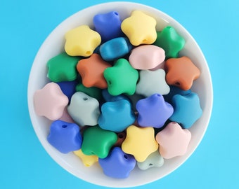 Star Silicone Beads,DIY keychains, Necklace, Bracelet, Lanyard Making