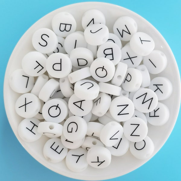 Alphabet Letter Bead Etsy
