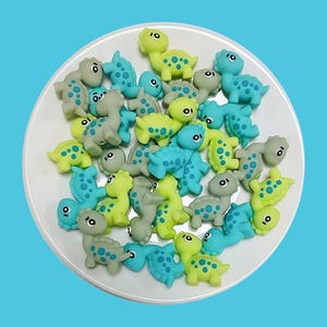 3D Dinosaur Silicone Focal Beads,3D Animal Silicone Beads,Bulk Silicone Focal Beads, Silicone Beads Wholesale