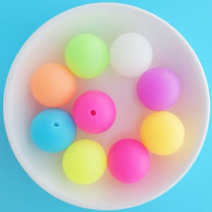 Luminous silicone beads, Glitter Silicone Beads, 19mm Silicone Beads, Bulk Silicone Beads, Round Silicone Bead Wholesale