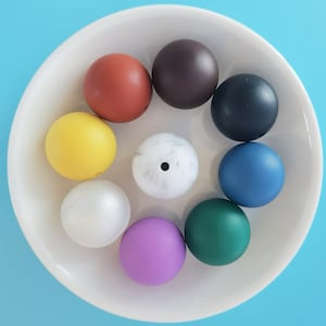 19mm Silicone Beads, Silicone Beads, Bulk Silicone Beads, Round Silicone Bead Wholesale