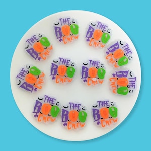 Boo Crew Silicone Focal Bead,Halloween Fall DIY Jewelry