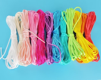 1.5mm Satin Nylon Cord,DIY Jewelry Beading