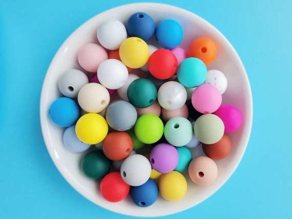 12mm Silicone Beads, Silicone Beads, Bulk Silicone Beads, Round