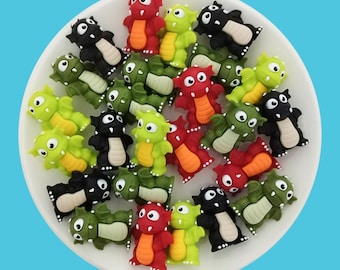 3D Dinosaur Silicone Beads,DIY Pens,keychains, Necklace, Bracelet, Lanyard Making